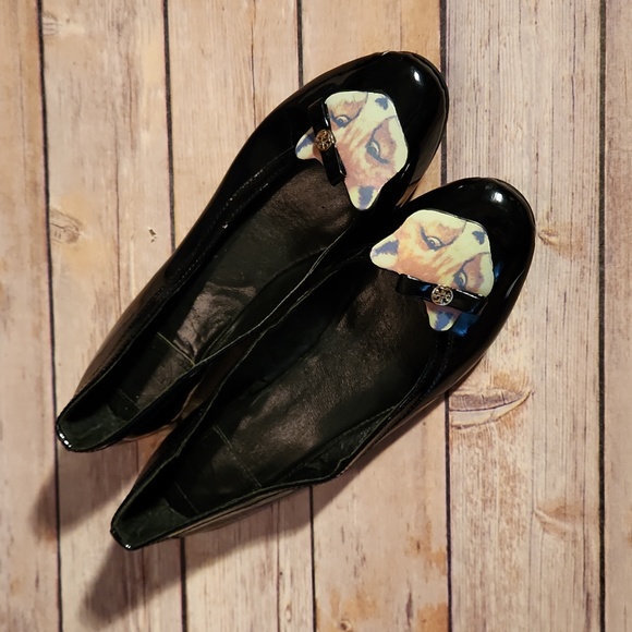 Tory Burch Fox Flats Size 40 - Picture 1 of 4